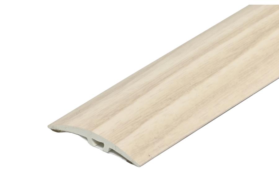 Zdjęcie: Kształtownik PVC wcisk szeroki 40 mm 2w1 L= 2,70 m Dąb Wiejski okleina mat CEZAR