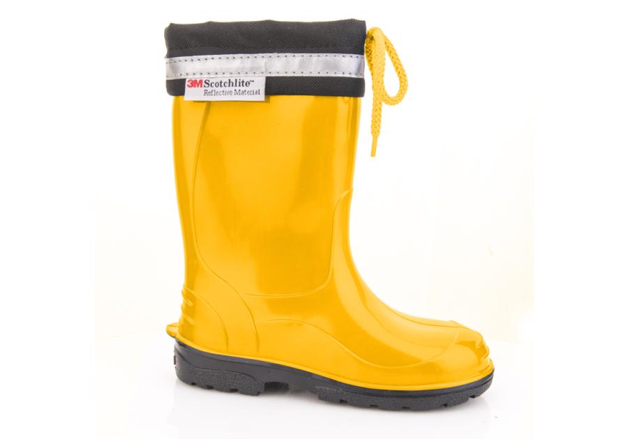 Zdjęcie: Kalosze dziecięce Kim 972 rozmiar 21 żółty LEMIGO