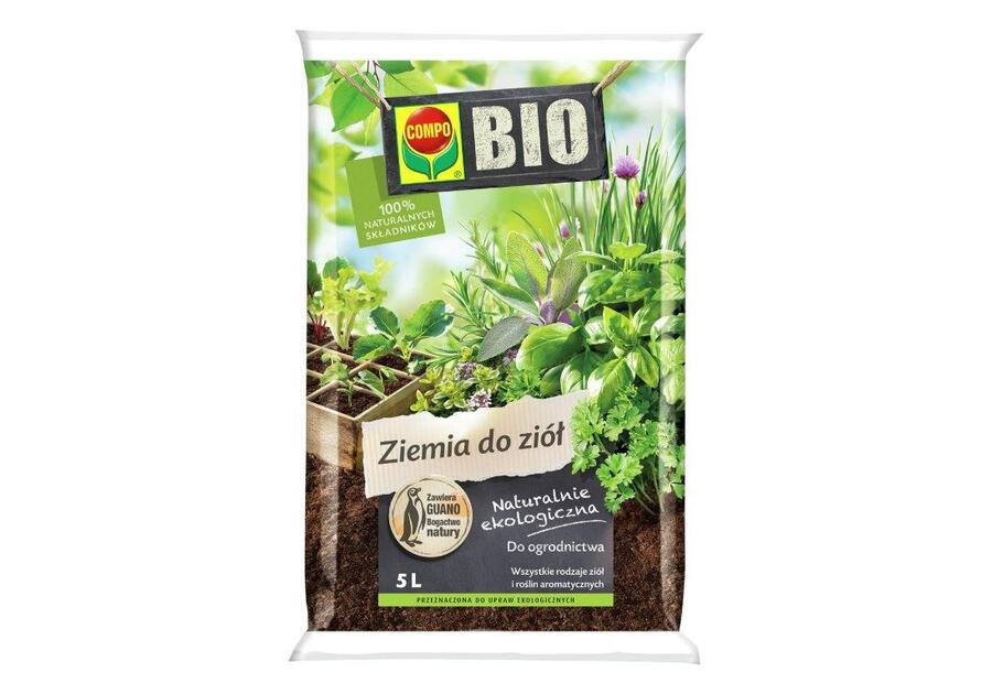 Zdjęcie: Ziemia do ziół Bio 5 L COMPO