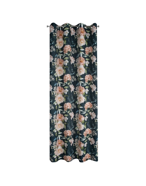 Zdjęcie: Zasłona gotowa Salma 140 x 270 cm czarny EUROFIRANY