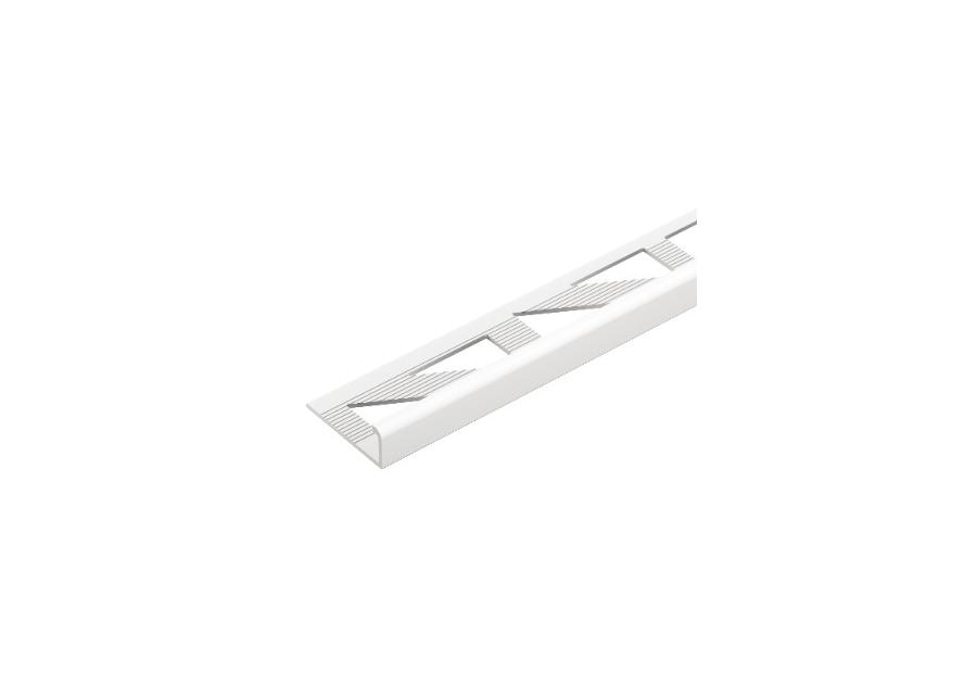 Zdjęcie: Profil do glazury PVC ozdobny 10 mm trójkąt 2,5 m biały CEZAR