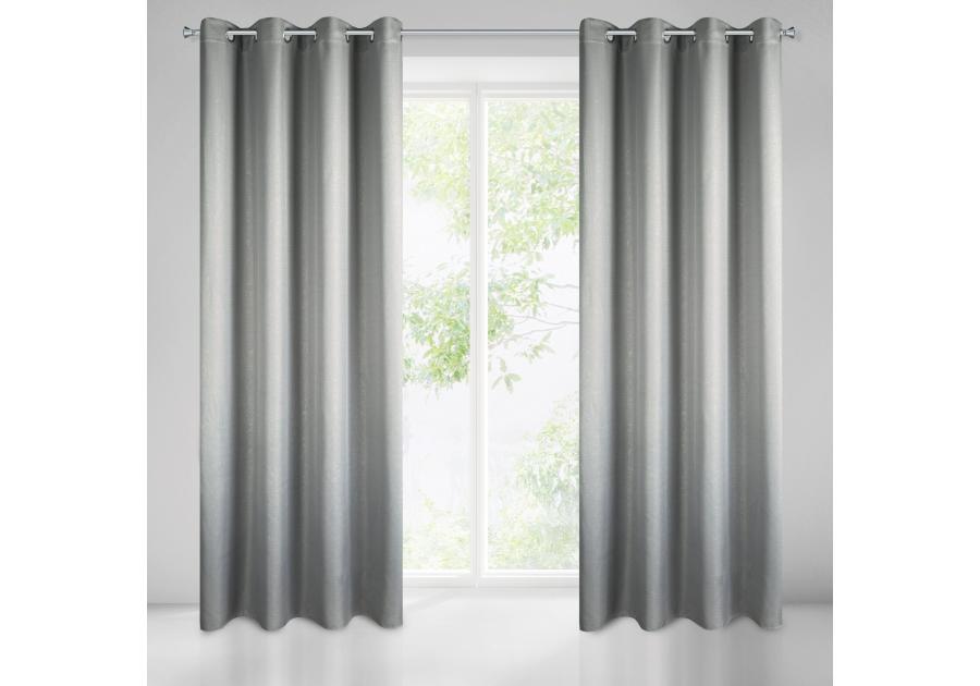 Zdjęcie: Zasłona gotowa Kira 140x250 cm szary EUROFIRANY