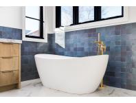 Zdjęcie: Wolnostojąca bateria wannowa Glamour złoty INVENA