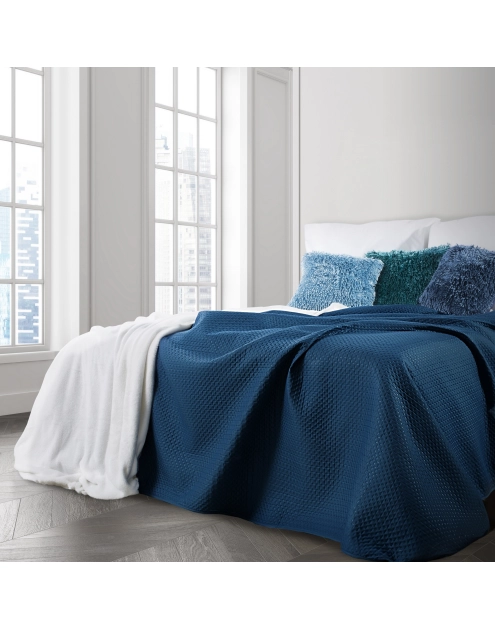 Zdjęcie: Narzuta Boni 170x210 cm granatowa EUROFIRANY