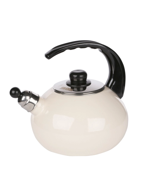 Zdjęcie: Czajnik emaliowany 2,5 L kremowyowy SILESIA