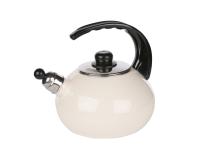 Zdjęcie: Czajnik emaliowany 2,5 L kremowyowy SILESIA