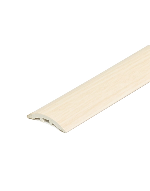 Zdjęcie: Kształtownik PVC wcisk wąski 30 mm 2w1 L= 2,70 m Dąb Biały okleina mat CEZAR