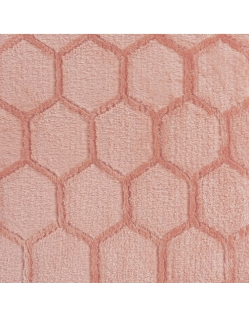 Zdjęcie: Koc pudrowy róż 150 x 200 cm Flano EUROFIRANY