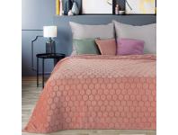 Zdjęcie: Koc pudrowy róż 150 x 200 cm Flano EUROFIRANY