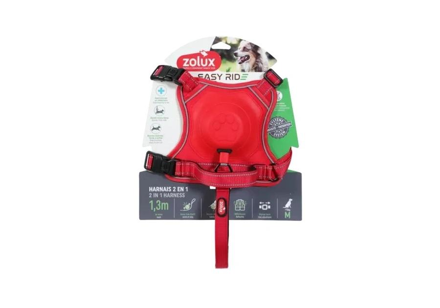 Zdjęcie: Szelki dla psa ze smyczą automatyczną Easyride M 41-57 cm ZOLUX