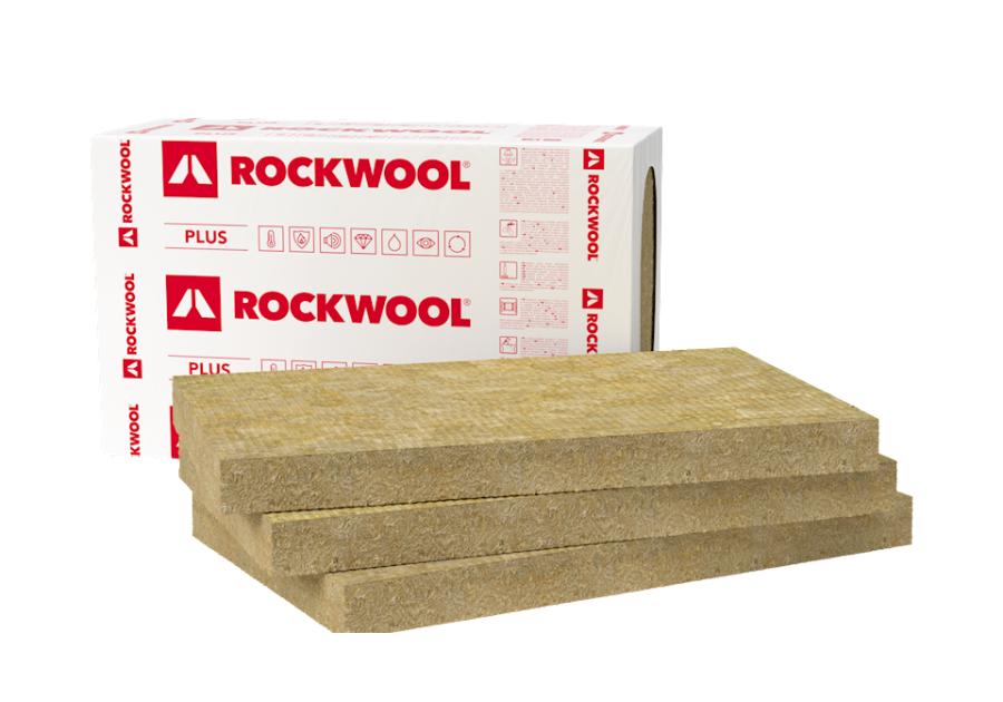 Zdjęcie: Płyty z wełny skalnej Ventirock Plus 80x1000x600 mm ROCKWOOL