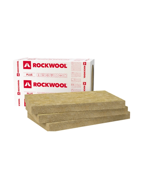 Zdjęcie: Płyty z wełny skalnej Ventirock Plus 80x1000x600 mm ROCKWOOL