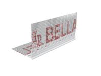 Zdjęcie: Kątownik PVC z grzbietem 4 mm z siatką BP23 S L250 biała BELLA PLAST