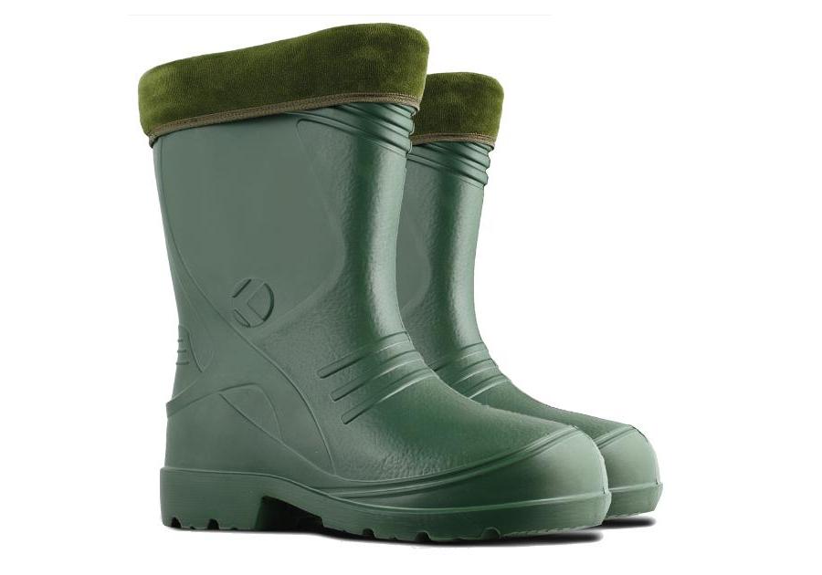 Zdjęcie: Kalosze męskie z ocieplaczem zielone rozmiar 44 KOLMAX