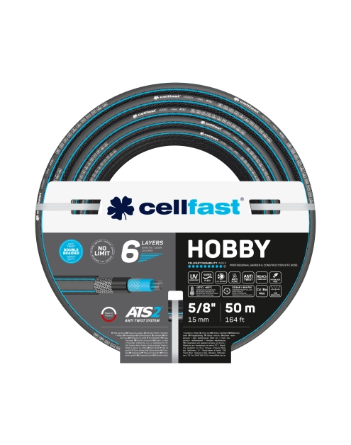 Zdjęcie: Wąż ogrodowy Hobby 5/8" 50 m CELLFAST
