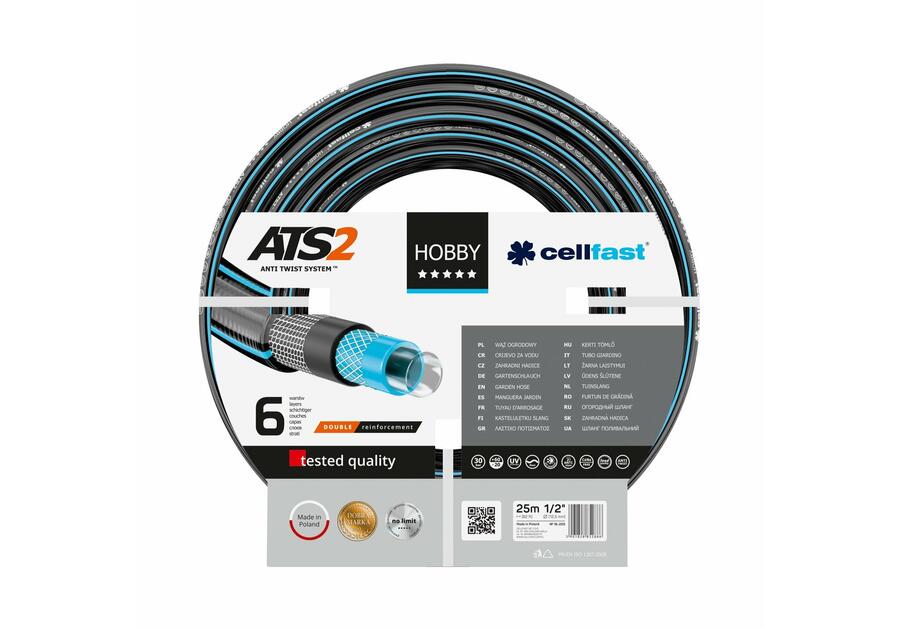 Zdjęcie: Wąż ogrodowy Hobby 5/8 - 5000 cm CELLFAST