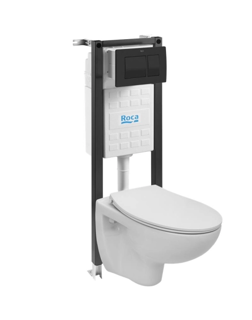 Zdjęcie: Zestaw podtynkowy Mitos Eco przycisk czarny ROCA