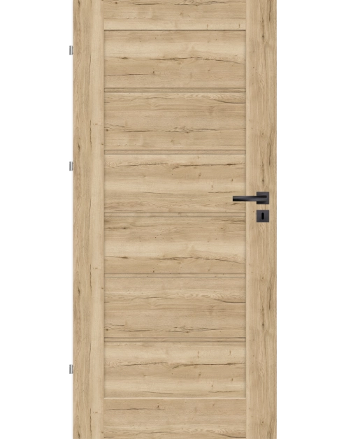 Zdjęcie: Drzwi wewnętrzne Seres 70L dąb halifax, pełne NAWADOOR