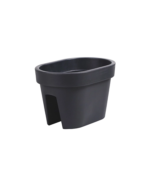 Zdjęcie: Donica Lofly Railing antracyt 27 cm PROSPERPLAST