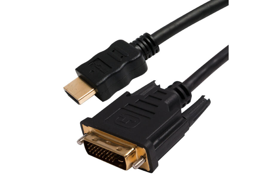 Zdjęcie: Kabel HDMI-DVI, 2 m BMHDMI-DVI DPM SOLID