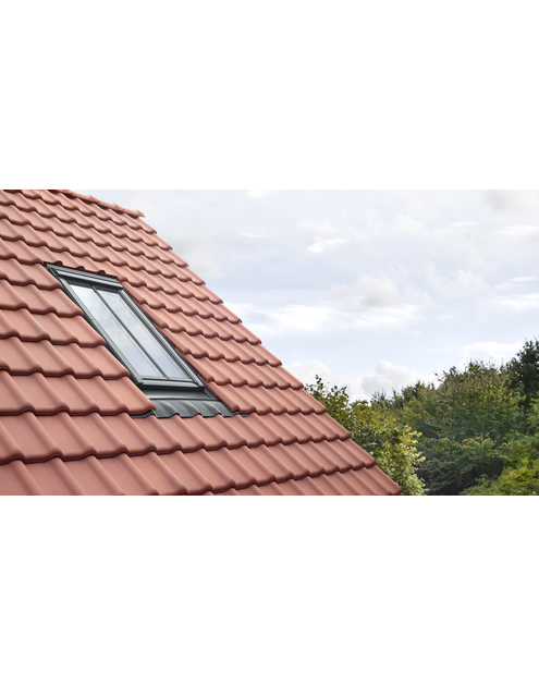 Zdjęcie: Kołnierz pojedynczy EDJ 0000 profilowany do obniżonego montażu, 94x118 cm VELUX