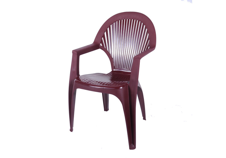 Zdjęcie: Krzesło ogrodowe Syrena bordowe OŁER