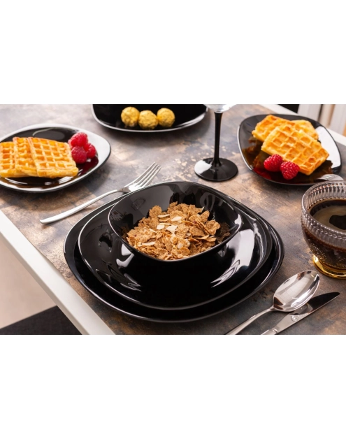 Zdjęcie: Talerz płytki Black Harmony 24,5 cm ALTOMDESIGN