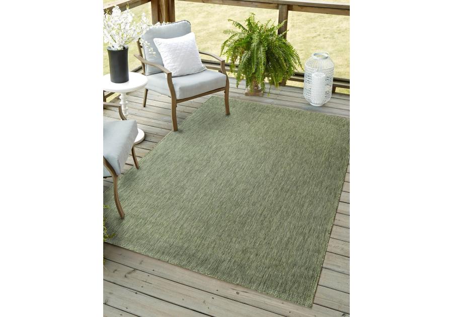 Zdjęcie: Dywan outdoor 80x150 cm Panama 8473 zielony monokolor INDAVO