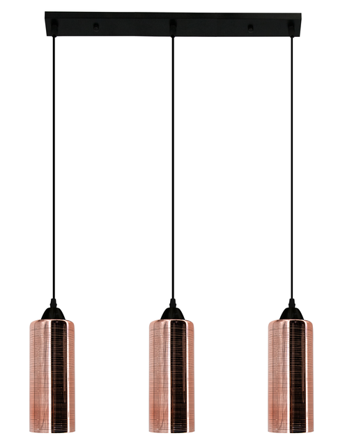 Zdjęcie: Lampa wisząca Zoya 6754/3 BL ELEM