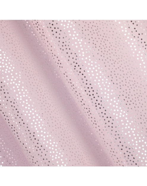 Zdjęcie: Zasłona Lauren 140x250 cm różowo-srebrna na przelotkach EUROFIRANY