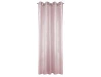 Zdjęcie: Zasłona Lauren 140x250 cm różowo-srebrna na przelotkach EUROFIRANY
