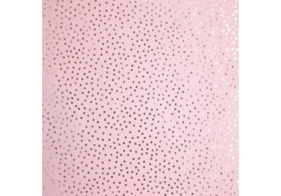 Zdjęcie: Zasłona Lauren 140x250 cm różowo-srebrna na przelotkach EUROFIRANY