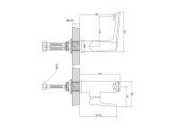 Zdjęcie: Bateria umywalkowa Dokos chrom INVENA