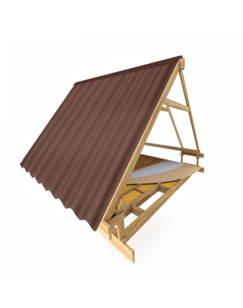 Zdjęcie: Kalenica bitumiczna Basic brązowa 1000 mm ROBELIT