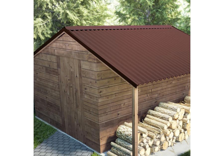 Zdjęcie: Kalenica bitumiczna Basic brązowa 1000 mm ROBELIT