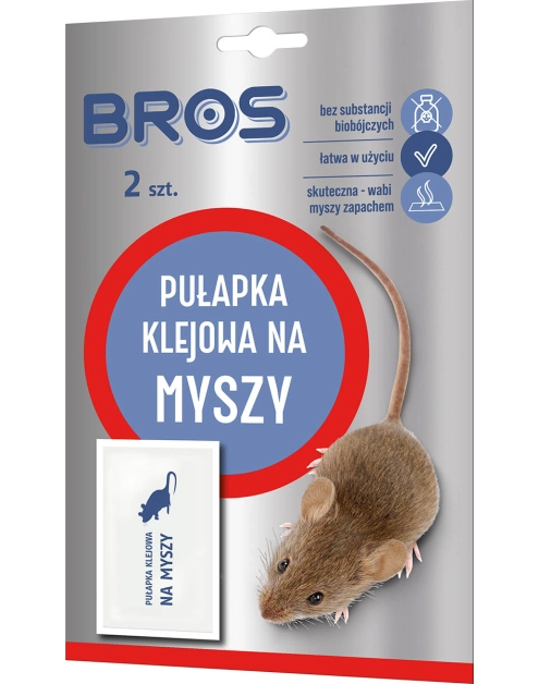 Zdjęcie: Pułapka klejowa na myszy 2 szt. BROS