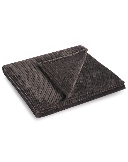 Zdjęcie: Koc Henry charcoalcoal 70x150 cm DECOKING