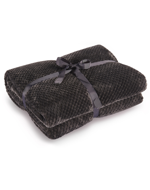 Zdjęcie: Koc Henry charcoalcoal 70x150 cm DECOKING