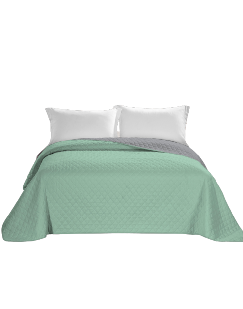 Zdjęcie: Narzuta Axel Mint+steel 200x220 cm DECOKING