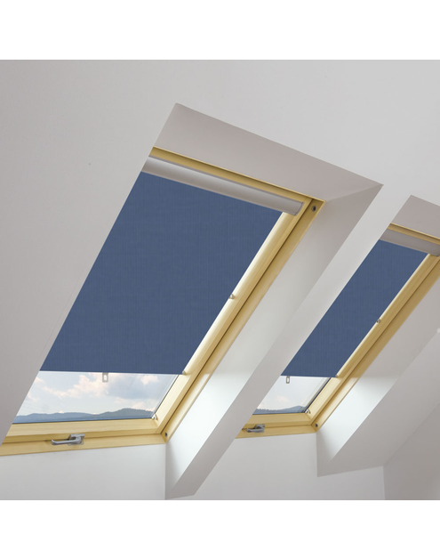 Zdjęcie: Roleta okna dachowego AUB/014 78x140 cm niebieska KRONMAT
