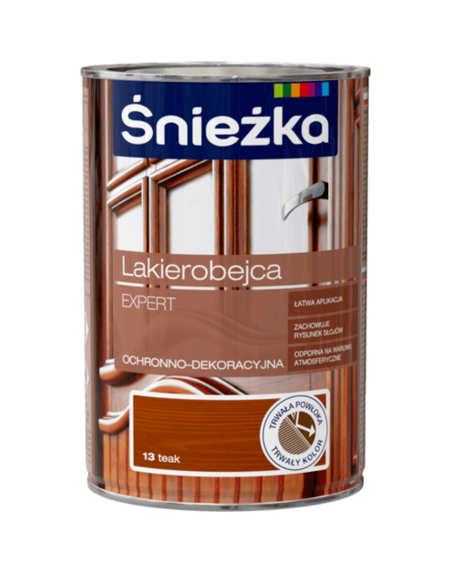 Zdjęcie: Lakierobejca Extra teak 0,9 L ŚNIEŻKA