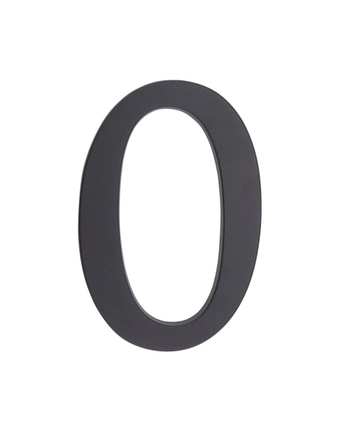 Zdjęcie: Cyfra aluminiowa 0, kolor grafit 190 mm METRO