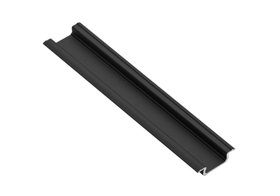 Zdjęcie: Profil LED Glax czarny wpuszczany 200 cm GTV