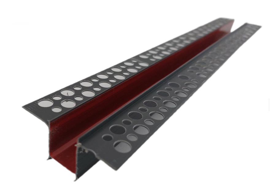 Zdjęcie: Listwa do boniowania PVC bez siatki BP11 H2R L300 szary ciemny BELLA PLAST