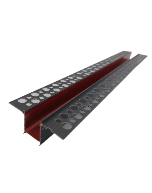 Zdjęcie: Listwa do boniowania PVC bez siatki BP11 H2R L300 szary ciemny BELLA PLAST