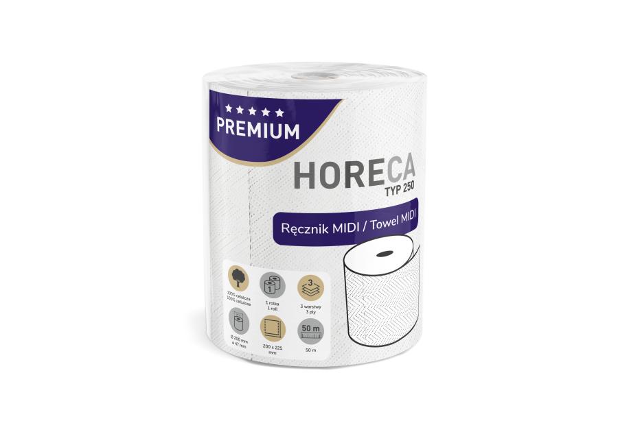 Zdjęcie: Ręcznik papierowy 1 rolka, 50 m HORECA PREMIUM