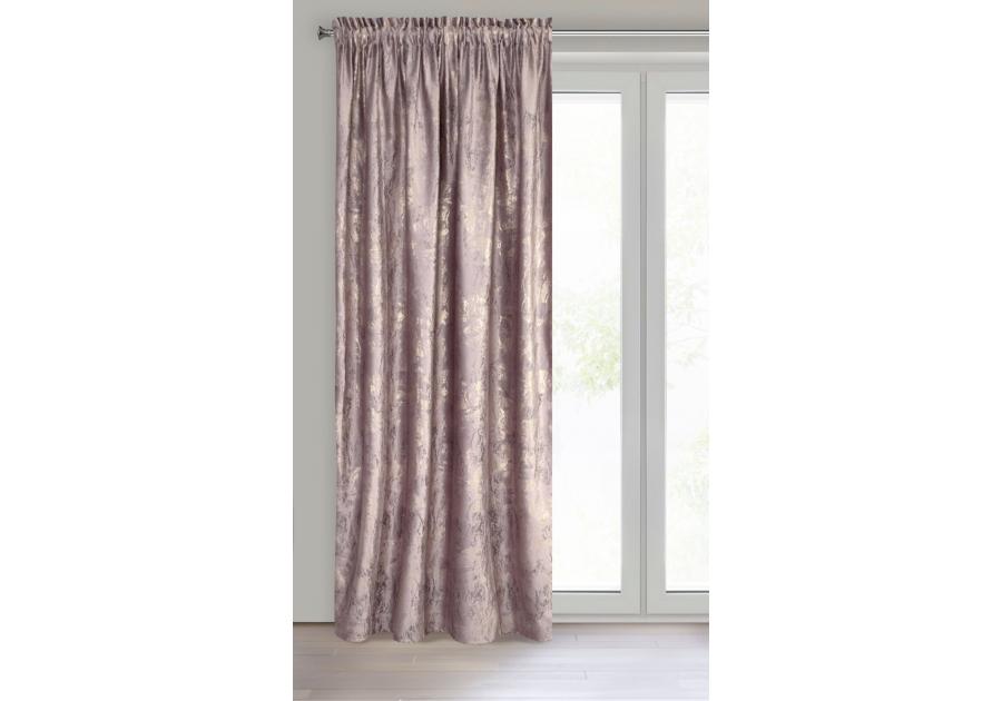 Zdjęcie: Zasłona gotowa Kornelia na taśmie 140x270 cm różowy EUROFIRANY
