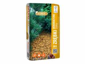 Zrębki dekoracyjne żółte 50 L SOBEX