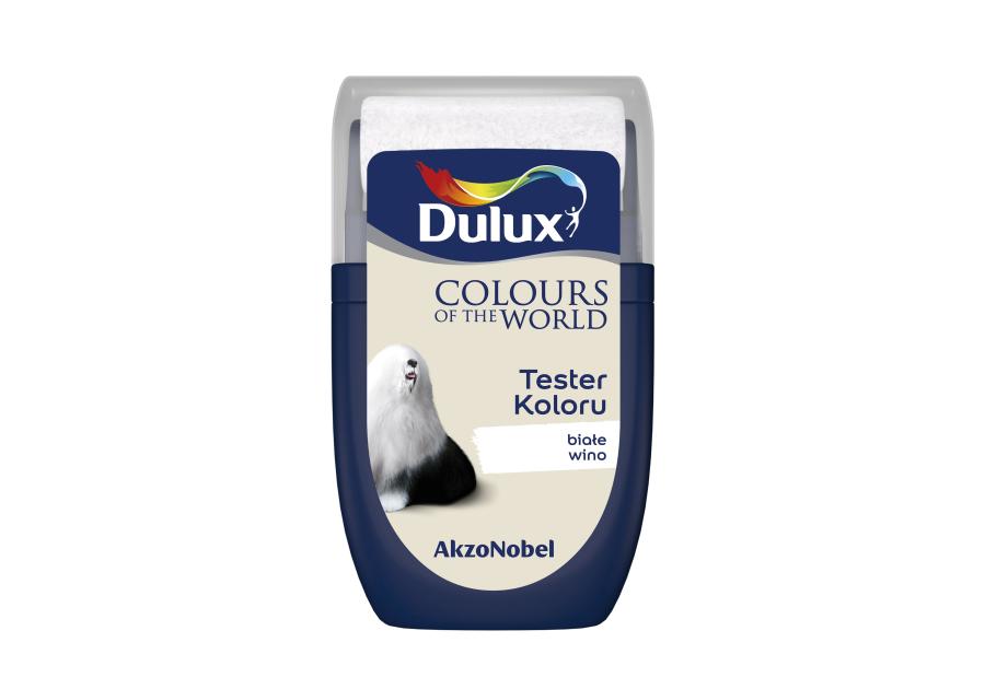 Zdjęcie: Tester farby Kolory Świata 0,03 L białe wino DULUX