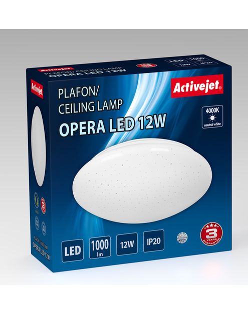 Zdjęcie: Plafon LED Aje-Opera 12W ACTIVEJET